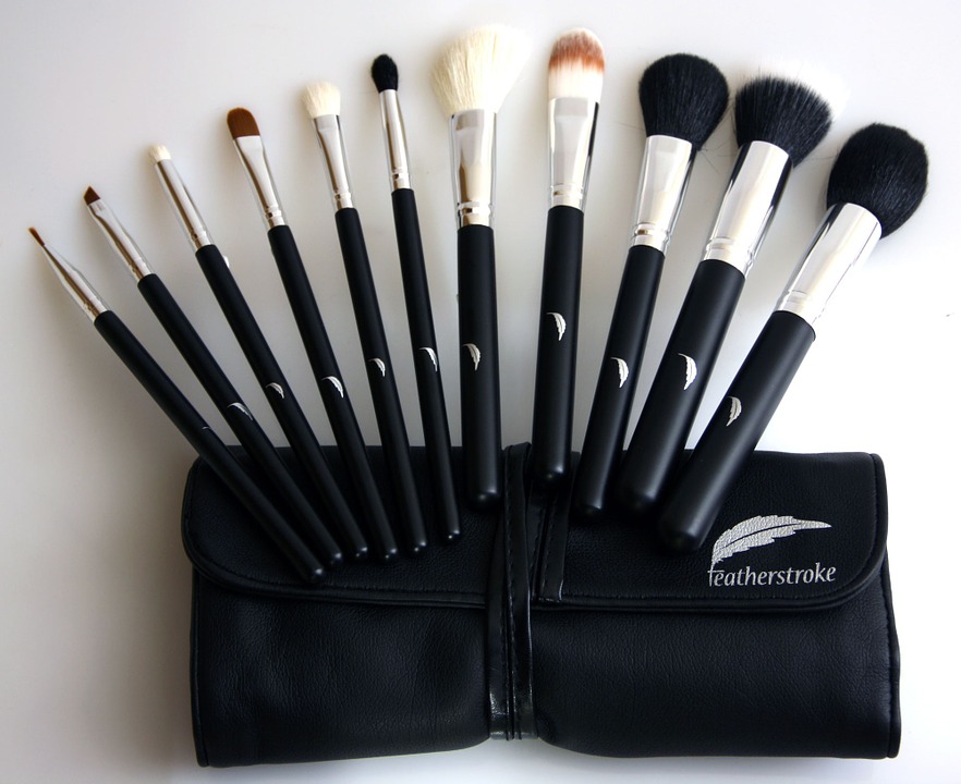 Featherstroke makeup brushes